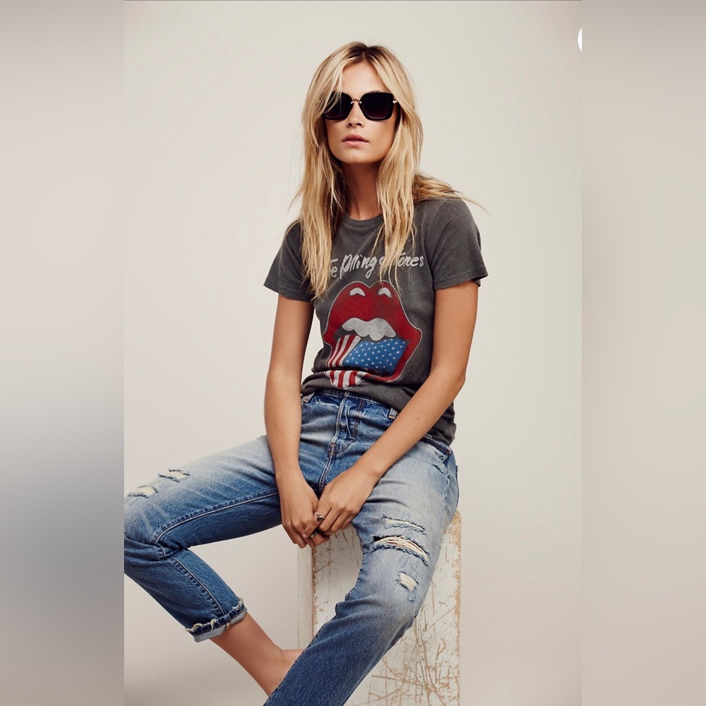 Daydreamer for free people Rolling Stones T-shirt